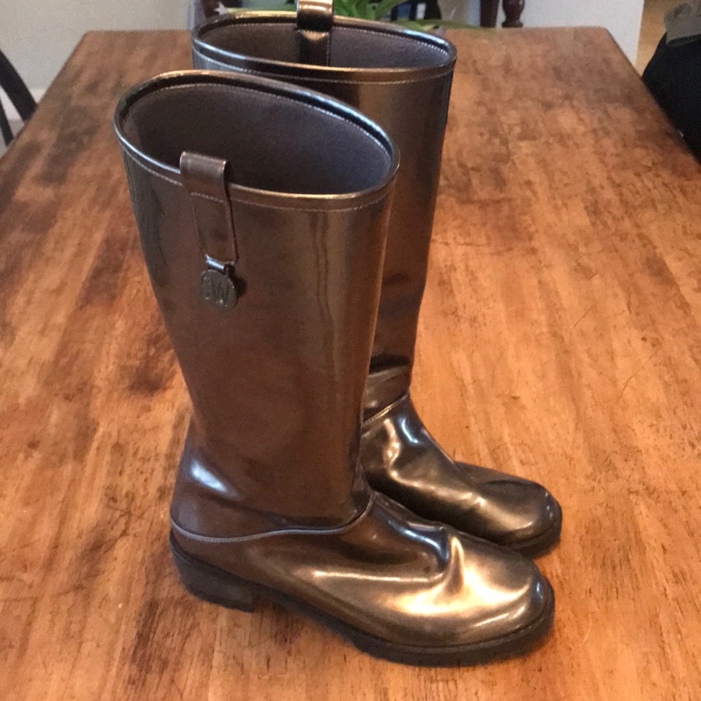 Metallic Boots